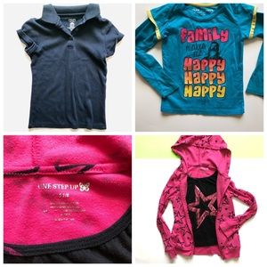 9 piece Lot of girls clothes mostly size 7 & 8